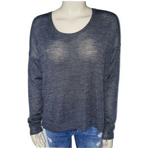 Madewell Hi-Lo Pullover Merino Wool Sweater M